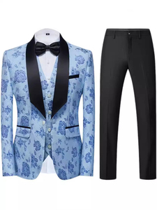 Robe de soirée pour <span class=keywords><strong>homme</strong></span>, <span class=keywords><strong>costume</strong></span> de marié, ensemble trois pièces avec <span class=keywords><strong>gilet</strong></span> et pantalon, taille M-6XL - Product Image 4