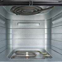 Friteuse à air numérique électrique carrée en plastique de luxe 6,5 L 2100 W, design compact, minuterie 60 min, fonctions polyvalentes, antiadhésive, pour la maison
