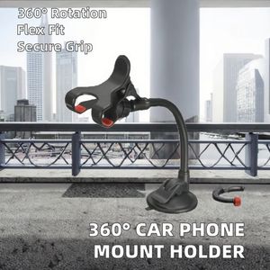 360° Rotatable Flexible Long Arm Suction Cup Phone Mount Universal Lazy <b>Clip</b> Holder for <b>Car</b> Windshield - Product Image 6