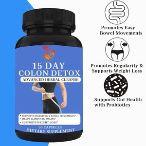 Cápsulas de Desintoxicación de Colon de 15 Días de Marca Privada OEM para un Metabolismo Saludable y Movimiento Intestinal, Suplemento Herbal Natural de Hoja de Senna - Product Image 6