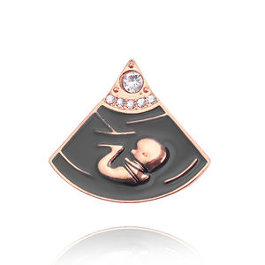 Épingles décoratives personnalisées en métal en forme d'organes, organisateur d'épingles en émail, emballage personnalisé avec carte de support, épingles en émail dur - Product Image 5