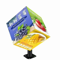 Display LED a Cubo di Rubik a 5 Lati P3.91 Impermeabile per Esterni Commerciali, Schermo Video 3D 5000cd/mq per Pubblicità/Segnaletica Parchi
