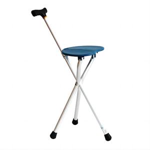 Conception de chaise de canne d'<span class=keywords><strong>aide</strong></span> médicale de siège pliant télescopique pliable pour le tabouret pliant handicapé âgé pour la commodité de confort - Product Image 1