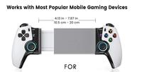 Gamegaga STK-7011 Joystick Telescópico con Efecto Hall, Luz RGB, Control Inalámbrico para Juegos Móviles, Compatible con Android, iOS, Switch2 y PC