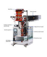 Machine d'emballage verticale automatique à godet basculant LT-320FD pour sachets de snacks, bonbons, biscuits, noix, quincaillerie, jouets et granulés mixtes