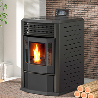 Poêle à granulés de bois, poêle à granulés automatique, poêle à granulés de biomasse, poêle à bois pour chauffage intérieur domestique