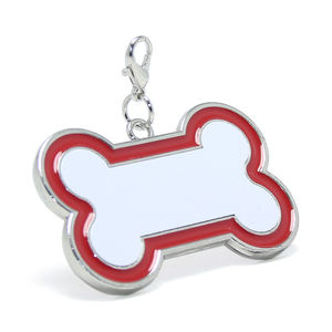 DIY昇華犬の骨ペットタグ金属猫ジュエリーペンダント熱伝達プリント名札カスタム昇華ブランクメタルドッグタグ - Product Image 4