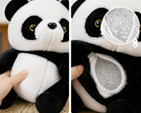 Peluche lestée personnalisée en coton PP brodé par le fabricant, jouet en peluche apaisant, jouet doux anti-stress, animal en peluche personnalisé