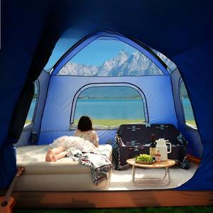 Tente de plage extérieure, abri de camping imperméable et épaissi, tente instantanée multi-personnes pour le camping de nuit en pleine nature - Product Image 3