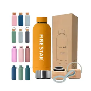 OEM Support Eco-friendly 500ml 1000ml Small Mouth Sport Double Wall Stainless Steel Bottle For Outdoor