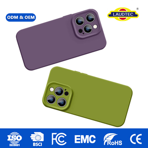 รับผลิตเคสโทรศัพท์ซิลิโคนเหลวแบบ OEM ODM พร้อมโลโก้ตามสั่ง สำหรับ iPhone 18 17 16 15 14 13 12 Pro Max - Product Image 1