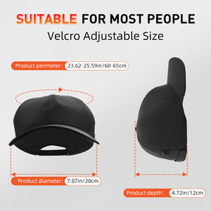 Topi/Tudung Terapi Cahaya Merah Portabel untuk Pertumbuhan Rambut 660nm 850nm dengan Timer Kasual Unisex Laser - Product Image 6