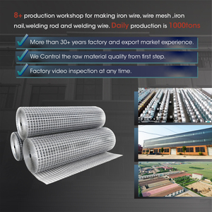 Clôture en <span class=keywords><strong>filet</strong></span> galvanisé avec treillis soudé 1x1 2x2 pour la construction - Product Image 3