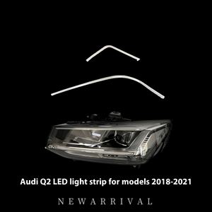 Vente en gros de nouveaux phares au xénon halogène <span class=keywords><strong>Audi</strong></span> série H4 <span class=keywords><strong>Q2</strong></span>/Q3/Q5/Q7/Q8 bande de guidage de lumière transparente pour voiture 6000k - Product Image 2