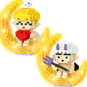 Trẻ em mười hai chòm sao ánh sáng mặt trăng micro-khoan hạt nhỏ ánh sáng xây dựng khối thủy triều chơi câu đố lắp ráp đồ chơi - Product Image 5