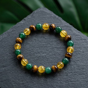 Wholesale Women's Fashion Anchor Design Anniversary GOOD FORTUNE Crystal Beaded Meditation/Intention <b>Bracelet</b> - Product Image 3