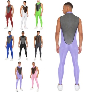 Traje de Baño Masculino de Alta Calidad, Mono Brillante, Pantalones Largos, Leggings, Catsuit, Ropa de Club, Fabricante de Trajes de Baño Personalizados - Product Image 1