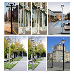 Éclairage de jardin carré LED moderne de LiOA Vietnam éclairage extérieur lampadaires d'alimentation ca - Product Image 1