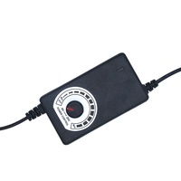 Alimentation électrique réglable AC/DC 9-24V 1A, adaptateur d'alimentation AC/DC réglable avec lampe