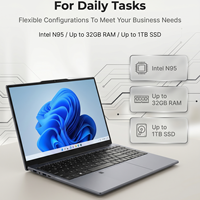Yifang Laptop 15.6" con Processore Intel N95, Display IPS FHD con Risoluzione 1920*1080, Adatto per Uso Personale e Domestico