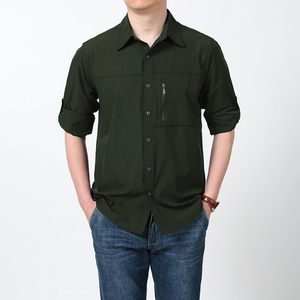 Chemise de pêche softshell pour homme, vêtements de chasse légers, printemps et été, chemise tactique à manches longues pour l'extérieur - Product Image 4