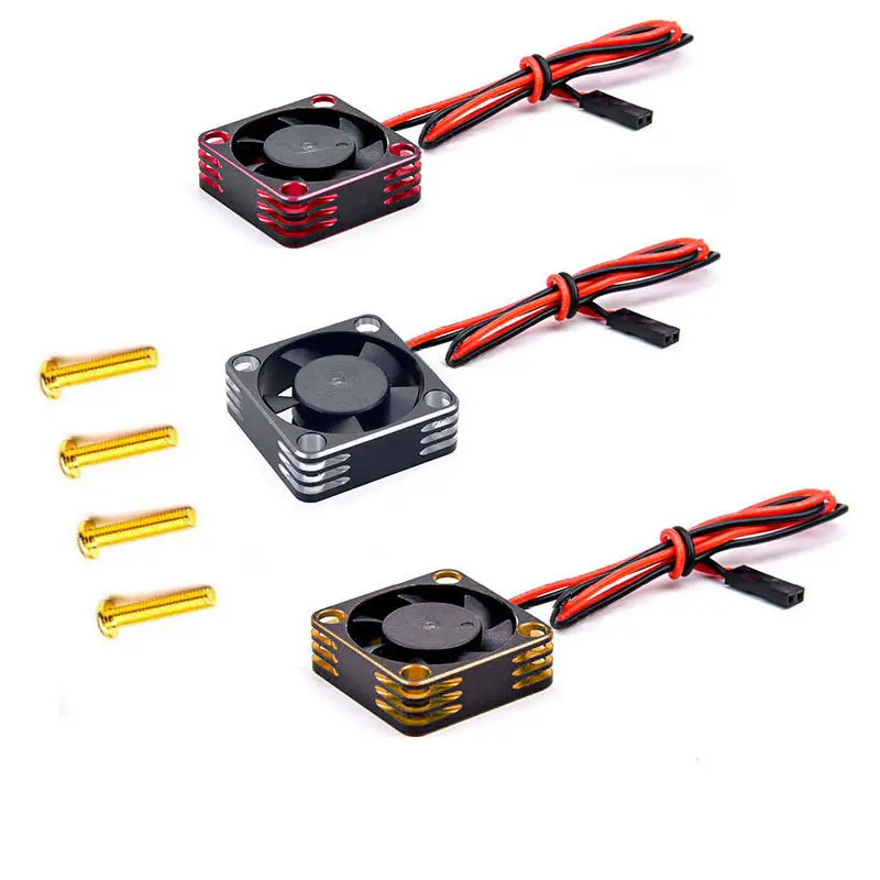 RC Motor Aluminum Cooling Fan 30mmx30mm Heat Dissipation for RC Car 1/8 1/10 1/12 Scale 540 550 Brushless Motor