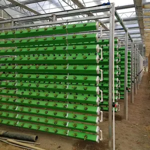 Système de culture d'intérieur hydroponique de gouttières verticales en PVC de qualité alimentaire à vendre