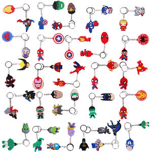 Gantungan kunci karet PVC keluaran baru gantungan kunci kustom Logo UV karakter kartun Pabrik Film grosir Aksesori Anime obral - Product Image 4