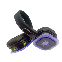 F39 Headphone senyap Hifi Headset disko senyap pesta dan pemancar 3 saluran Earphone konser Hush Logo kustom
