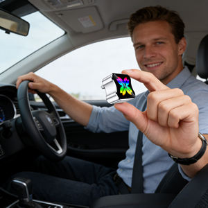 Type <b>C</b> Port Silver Mini Wireless Carplay <b>Adapter</b> 2 in 1 Wired CarPlay <b>to</b> Wireless CarPlay Plug and Play CarPlay <b>Adapter</b> - Product Image 1