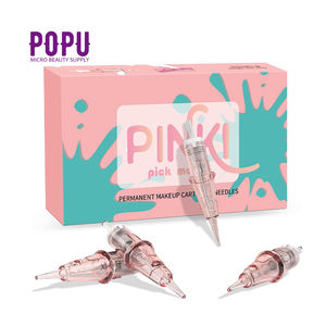Cartuchos de tatuaje de Microblading SMP y PMU desechables estériles profesionales POPU aguja para maquillaje permanente y micropigmentación del cuero cabelludo - Product Image 1