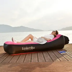 Neue stil air liege sofa im freien faltbare aufblasbare liege für camping