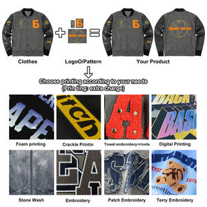 कस्टम विंटेज शीतकालीन लेटरमैन विश्वविद्यालय जैकेट पुरुष महिला ओम. बेसबॉल जैकेट चेनले कढ़ाई और पु आस्तीन. उच्च गुणवत्ता - Product Image 6