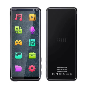 เครื่องเล่น MP4 หน้าจอสัมผัสเต็มรูปแบบ พร้อมบลูทูธ เสียงคุณภาพสูงแบบไม่สูญเสีย วิทยุ FM ลำโพงในตัว เครื่องเล่นเพลงและวิดีโอพกพาสำหรับการเดินทางและใช้ในบ้าน - Product Image 3