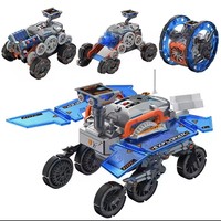 Juguete Educativo STEAM, Kit de Coche Robótico Inteligente 4 en 1, DIY 4WD, Robot de Programación Inteligente con Control Remoto para Niños