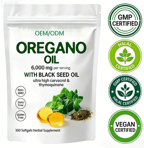 Gélules d'huile d'<span class=keywords><strong>origan</strong></span> OEM/ODM avec huile de graines noires |   6000 mg par portion |   300 unités |   Non-OGM, sans produits laitiers, sans gluten - Product Image 6