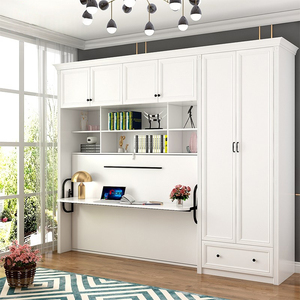 <span class=keywords><strong>Letto</strong></span> a Scomparsa Moderno di Ispirazione Europea con Scrivania e Libreria Integrata, Design Semplice per Camere <span class=keywords><strong>da</strong></span> <span class=keywords><strong>Letto</strong></span> Piccole - Product Image 2