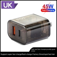 Pengisi Daya Ponsel GaN 25W Cangkang Frosted Terlaris, Kompatibel Penuh dengan USB-A, Pengisian Super Cepat PD-C