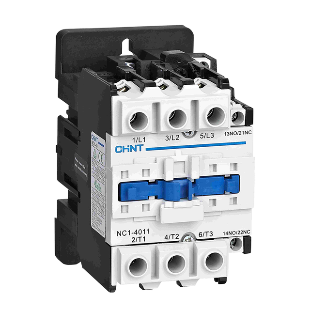 CHiNT NC1 AC Contactor with DC24V 230V 40A NC1-4011 to 95A NC1-9511 1N/O 1N/C Auxiliary Contact Product Type Contactors