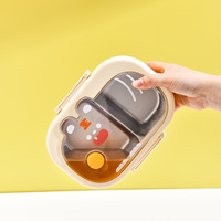 Boîte à lunch bento LFS pour enfants Boîte à lunch en acier inoxydable 1000ML sans bpa Boîte à bento aux fruits de dessin animé pour enfants Boîte à lunch scolaire