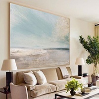 Œuvre d'art originale encadrée, grande peinture acrylique abstraite sur toile, nature morte texturée 3D, art mural esthétique pour la maison et l'hôtel