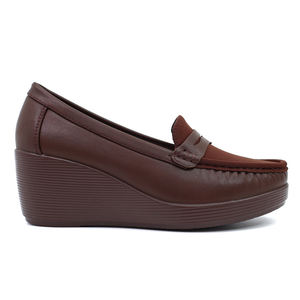 Mocasines de alta calidad OEM ODM llegadas, diseño de mocasines, <span class=keywords><strong>calzado</strong></span> de punta redonda para mujer, zapatos de mujer de fondo grueso, zapatos de tacón para mujer - Product Image 5