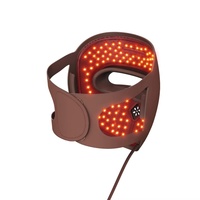 Appareil de soin de la peau portable 4 en 1 pour la maison, anti-âge, traitement de l'acné, machine de thérapie du visage et du cou en silicone, appareil de masque facial