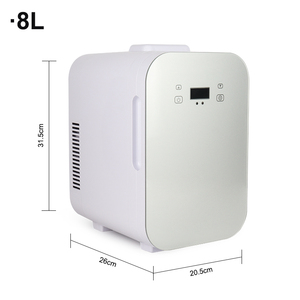 Mini Refrigerador Portátil de 8L con Bajo Nivel de Ruido, <span class=keywords><strong>Precio</strong></span> de Fábrica, Refrigerador Eléctrico de Doble Uso <span class=keywords><strong>para</strong></span> Auto y Hogar - Product Image 4