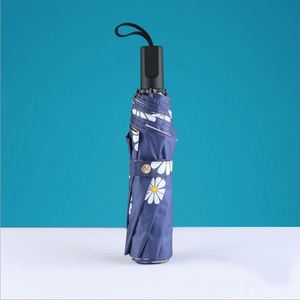 Paraguas plegable para adultos, sombrilla personalizada de fibra Manual con logotipo personalizado, promoción de compra a granel, oferta para todas las estaciones, accesorio 65, 3 pliegues - Product Image 4