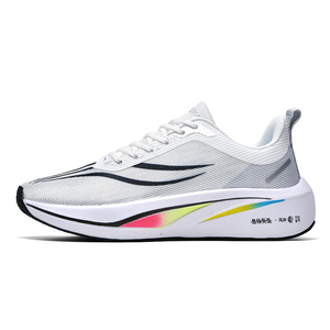 Zapatillas de running casuales para hombre, de nueva tendencia, ligeras, con cordones, placa de carbono, rebote, transpirables, de malla, para parejas - Product Image 3
