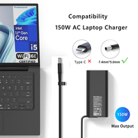 150W 19,5 V 7.7A Notebook Adaptador de corriente CA 7,4*5,0mm Tamaño Compatible HP 645509-002 Adaptadores de cargador para computadora portátil