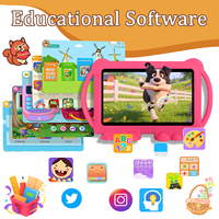 YPORANGECHENG Best Seller Tablette pour enfants 7 pouces 2 Go + 32 Go MTK Quad Core 3000 mAh Wi-Fi 5G 1024x600 Android 12 Antichoc Résistant aux chutes