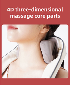 Беспроводные китайские маленькие носилки, Электрический удобный перезаряжаемый массажер для шеи и плеч с успокаивающим тепловым облегчением боли - Product Image 2