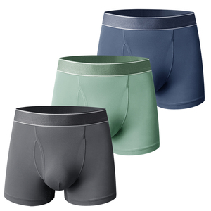 Custom Logo Brand Flat Angle <strong>Men</strong> Boxer <strong>Brief</strong> One Piece Cutting Breathable Micro Modal <strong>Men</strong> Underwear Boxer Homme For <strong>Men</strong> - Product Image 1